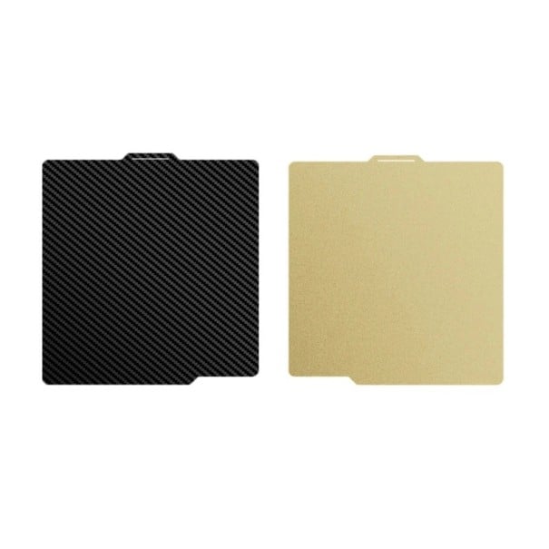 Tisková podložka pro 3D tiskárnu PET-PEI 257 x 257 mm oboustranná Pružinový ocelový plech Černo-béžová Bambu Lab X1 P1 A1 pro PLA a PETG 1