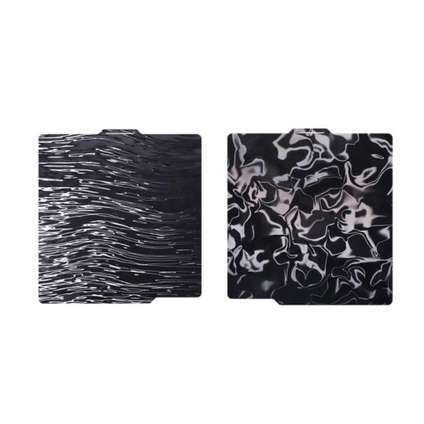 Tisková podložka pro 3D tiskárnu Silk-Wave 257 x 257 mm oboustranná Ocelový hladký plech Černo-bílá Bambu Lab X1 P1 A1 pro PLA a PETG 1
