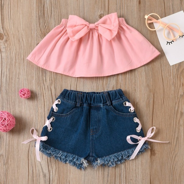 Tjejtopp och shorts L1508