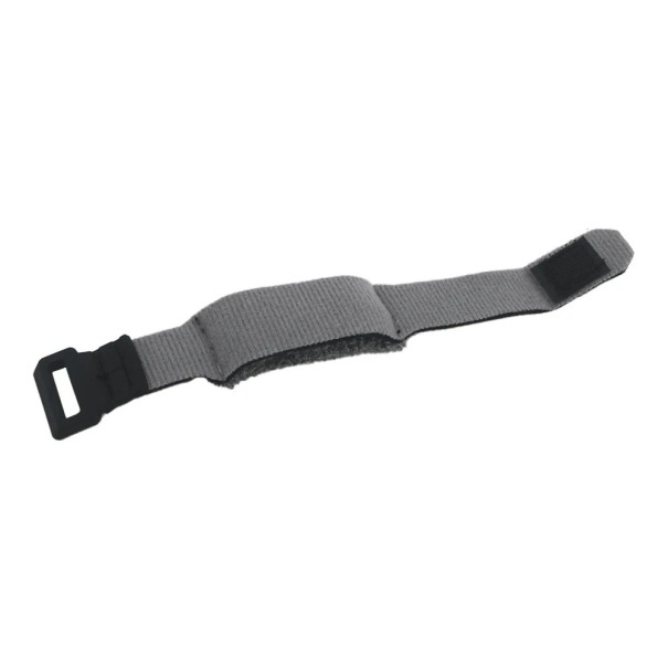 Tlumič de ruído para guitarra Correia de algodão ajustável para o braço da guitarra Correia de mute para som limpo durante o treino cinzento