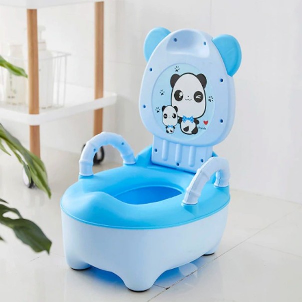 Toaletă portabilă pentru copii albastru
