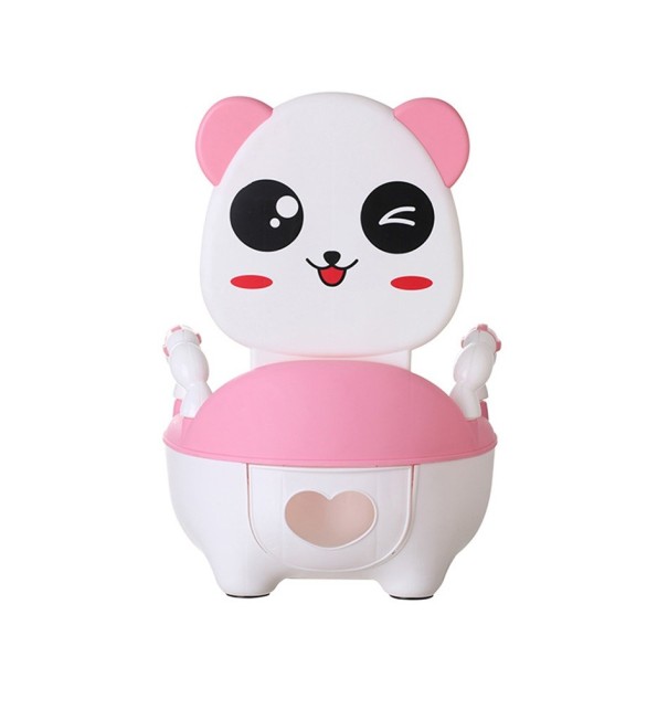 Toaletă portabilă pentru copii roz