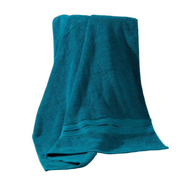 Toalla de baño de algodón 140 x 70 cm P3639 turquesa