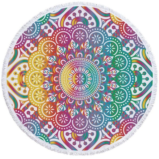 Toalla de microfibra con motivo de mandala 17