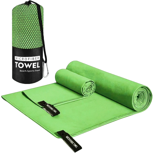 Toalla deportiva de secado rápido Toalla de gimnasio Toalla de playa de secado rápido 76 x 152 cm verde
