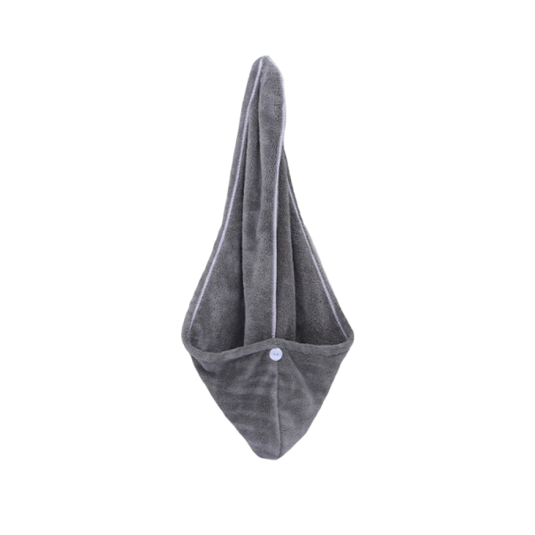 Toalla para el cabello P3636 gris oscuro