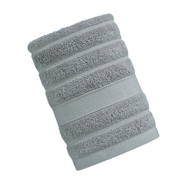Toallas cuadradas de mano 35 x 35 cm 4 uds Toallas de cara de algodón suave para niños y adultos Alta absorbencia suave gris