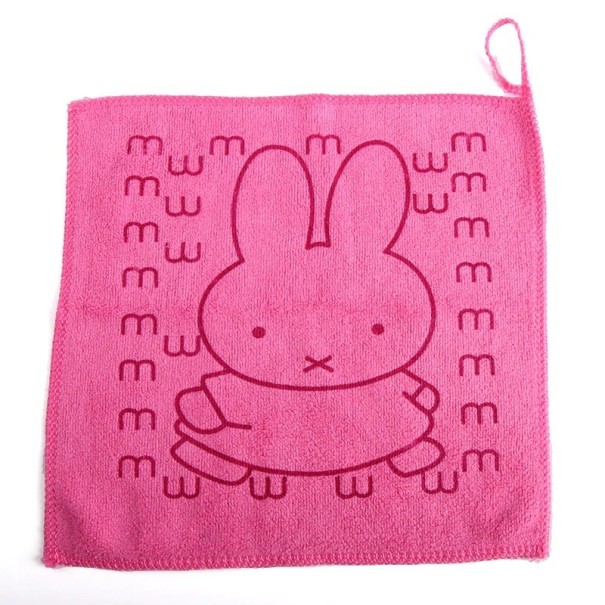 Toallita infantil con conejo J1872 rosa