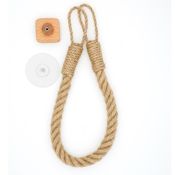 Toilettenpapierhalter aus Seil