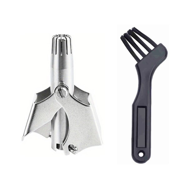 Tondeuse manuelle à poils mécanique lavable en acier inoxydable outil de coupe précis avec brosse 1