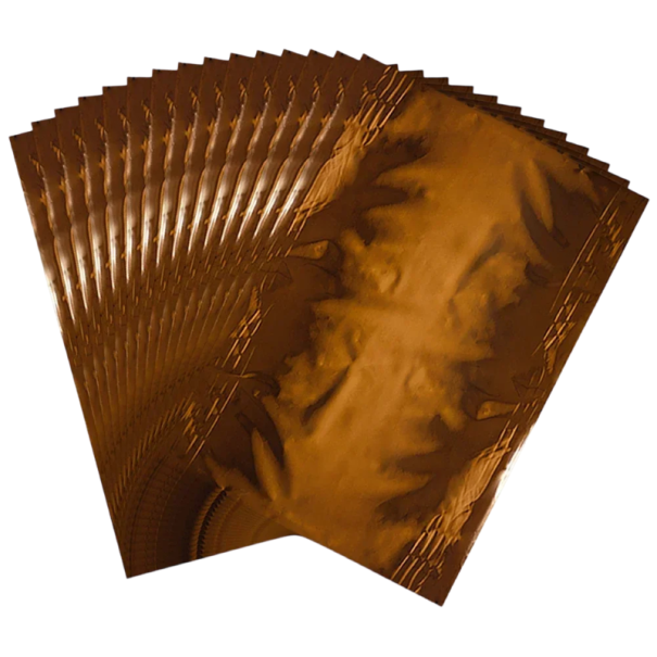 Tonerová reaktivní fólie pro horkou ražbu A4 20 × 29 cm metalická bronzová pro laserovou tiskárnu a laminátor DIY tvoření 1