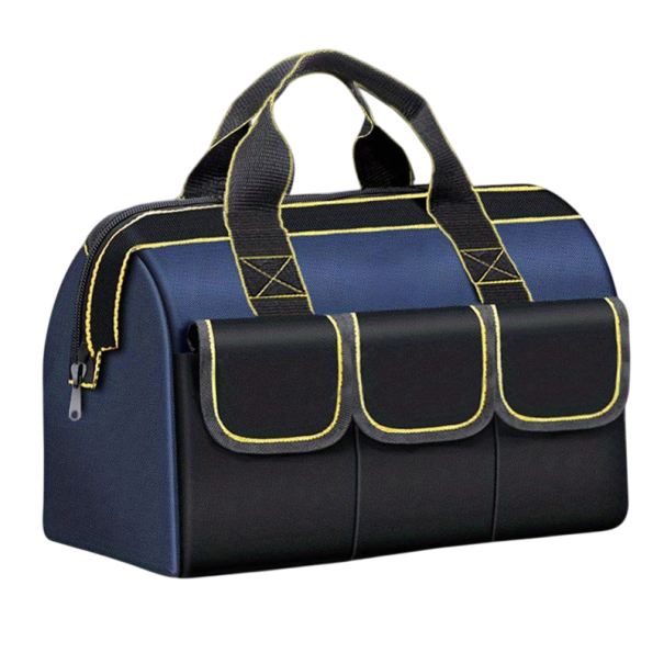 Tool Bag 31x20.5x22 cm Waterproof Oxford Fabric with Multiple Pockets Reinforced Base Durable High Capacity 1