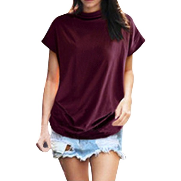 Top ample pour femmes bordeaux XL