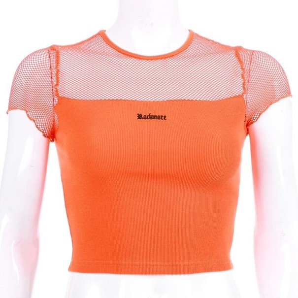 Top corto da donna con stampa A1222 M 3