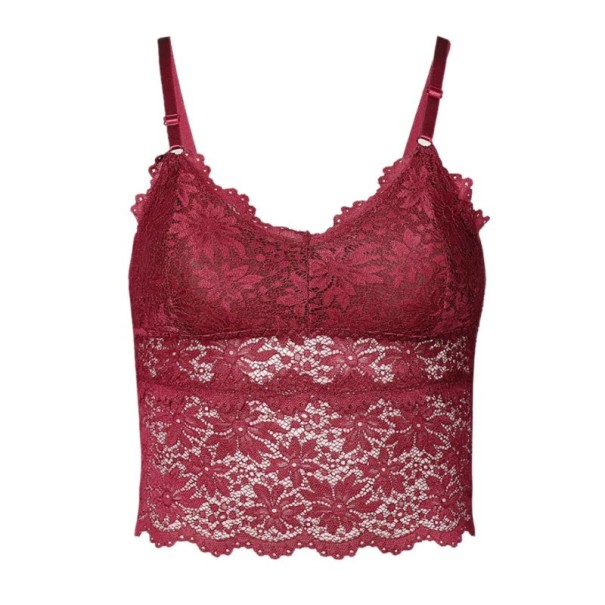 Top damski bralette Angie czerwony