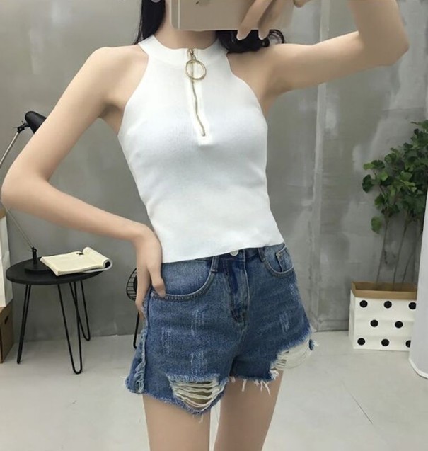 Top de mujer con cremallera B264 6