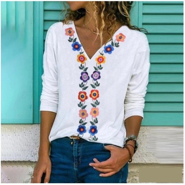 Top de mujer con flores A886 4XL 3