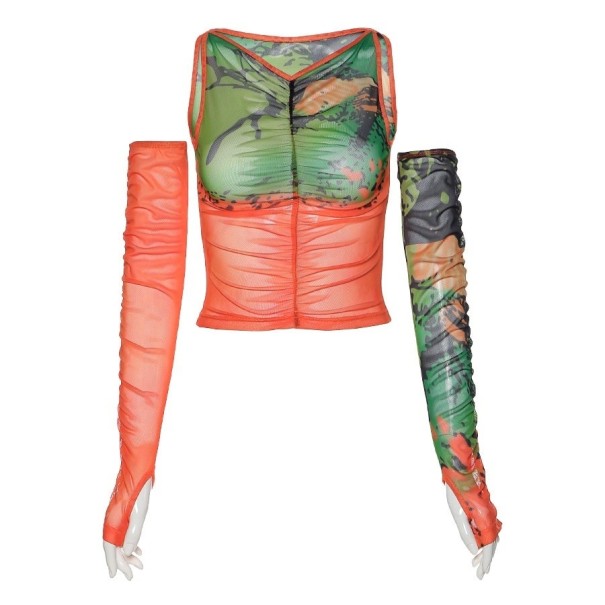 Top de mujer con mangas S