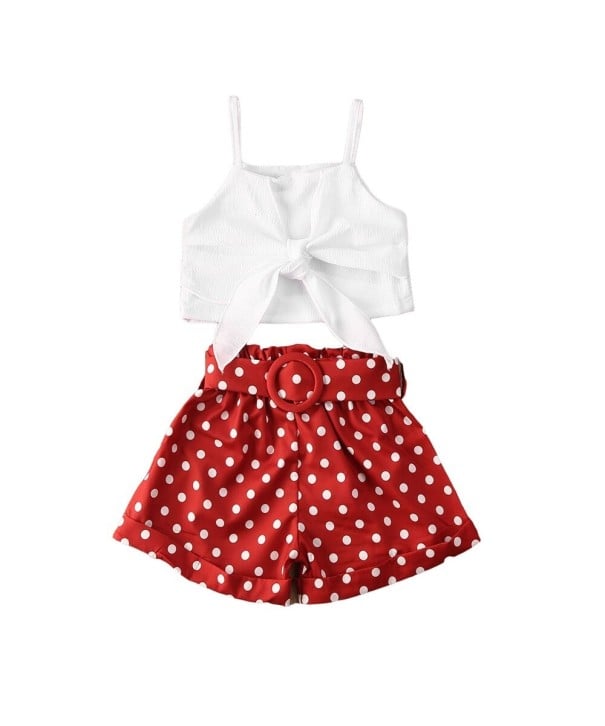 Top e pantaloni corti per ragazza L1237 12-24 mesi E
