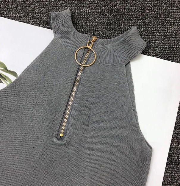 Top femme avec zip B264 2