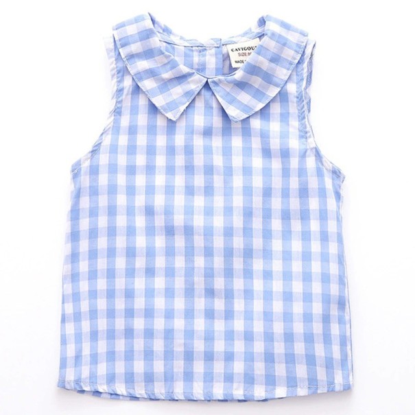 Top pour fille L1760 bleu clair 3