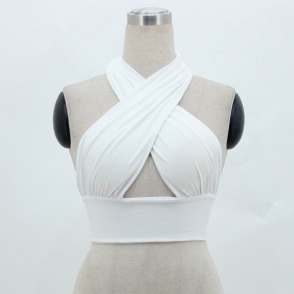 Top sexy de mujer blanco XS