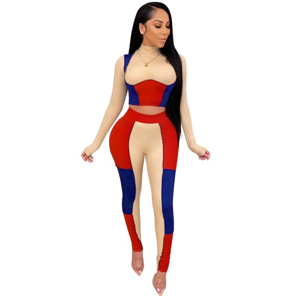 Top y pantalón corto de mujer B1243 L 1