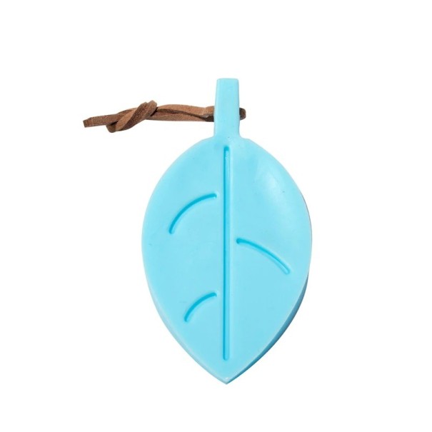 Tope de puerta de hoja azul claro
