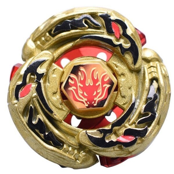 Toppa da combattimento in plastica e metallo per scontri tra toppe rotanti Diametro circa 5,3 cm Design multicolore con motivo centrale e profilo 35