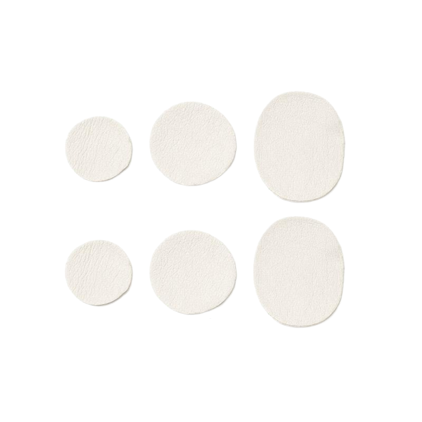 Toppe per riparazione scarpe 6 pz Z217 crema