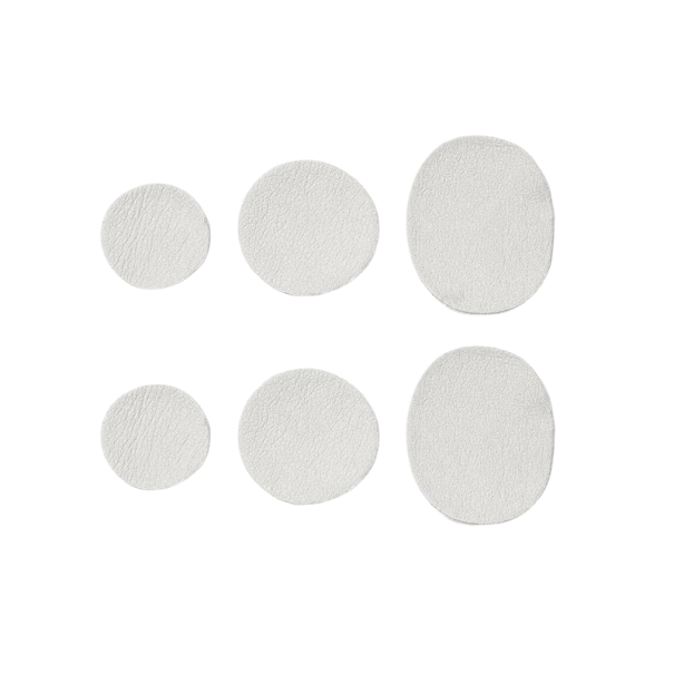 Toppe riparative per scarpe 6 pz grigio chiaro