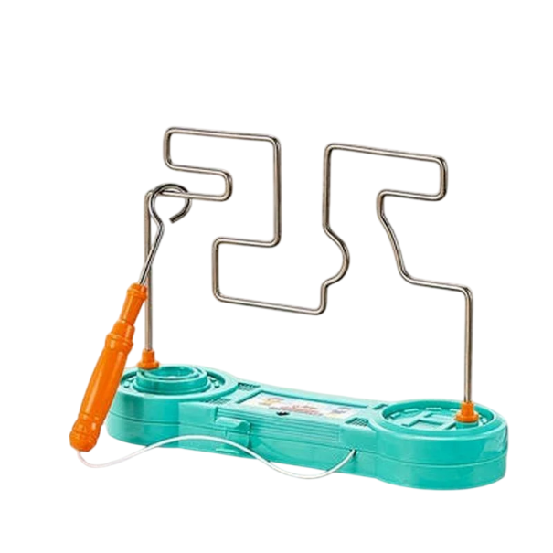 Toque Eléctrico - Laberinto 17 x 5 x 13 cm Juego para Niños con Sonido y Rayos verde