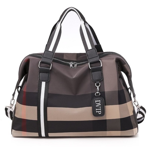 Torba damska płócienna M1247 ciemny brąz