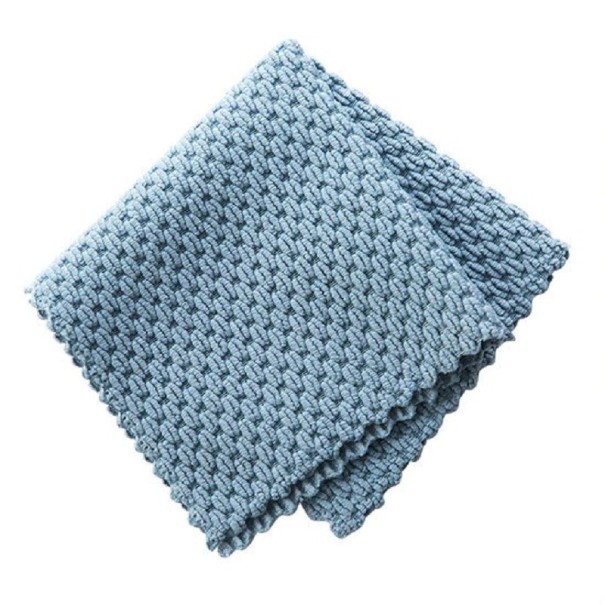 Torchon de cuisine en microfibre bleu clair 1 pc