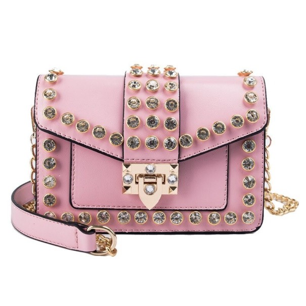 Torebka crossbody damska M1168 różowy
