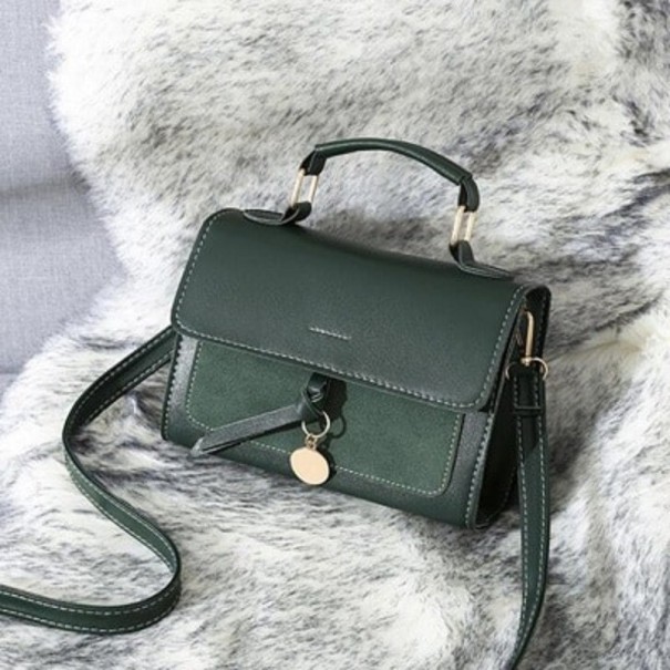 Torebka crossbody damska M1710 ciemnozielony