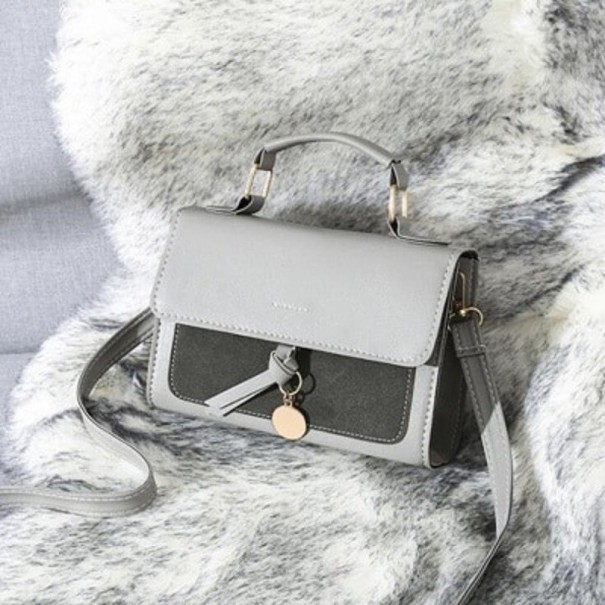 Torebka crossbody damska M1710 jasnoszary