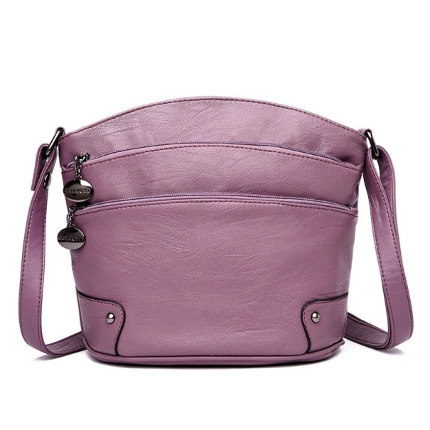 Torebka crossbody damska M1755 jasny fiolet