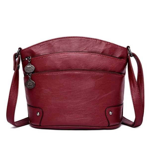 Torebka crossbody damska M1755 wino