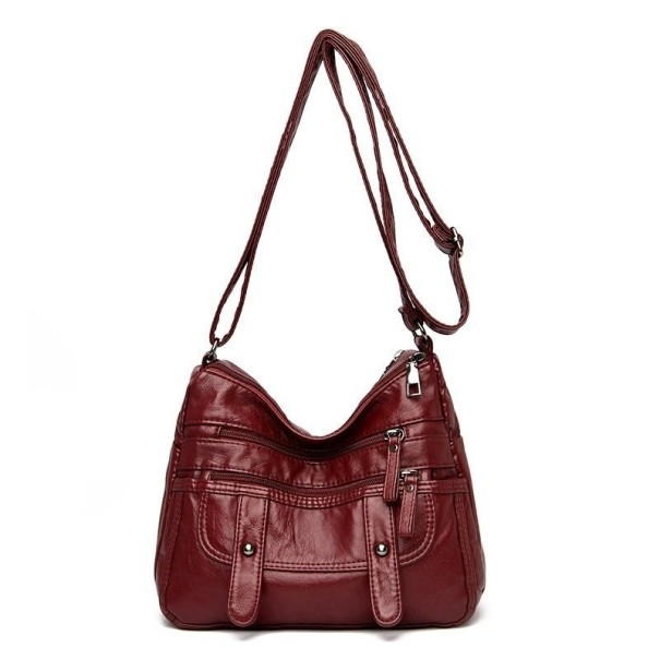 Torebka crossbody damska M1770 wino