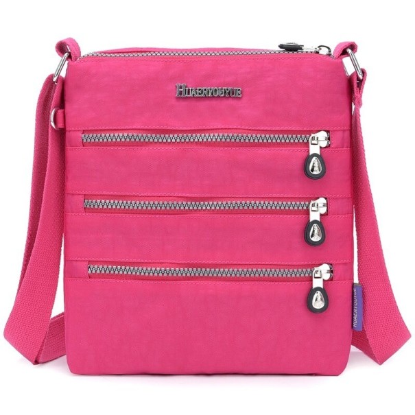 Torebka crossbody damska M1782 ciemny róż