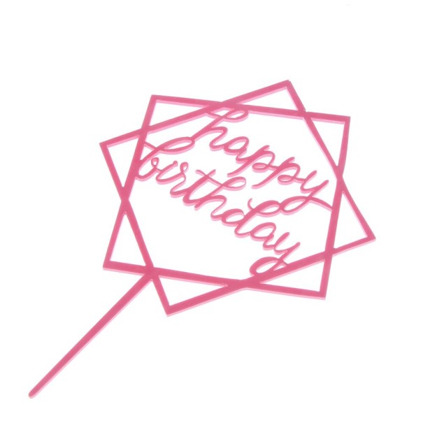 Torta dekoráció - Happy Birthday 1