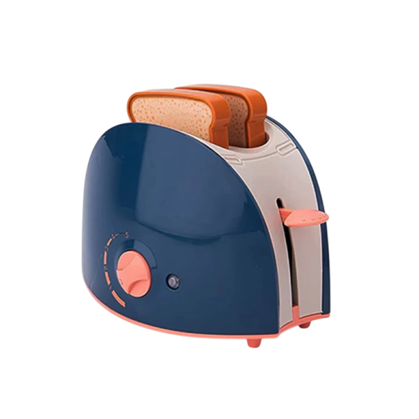 Tostapane per bambini 12 x 9 x 15 cm Elettrodomestico da cucina simulato Giocattolo per cucina dei bambini Giocattolo realistico per la preparazione della colazione 1