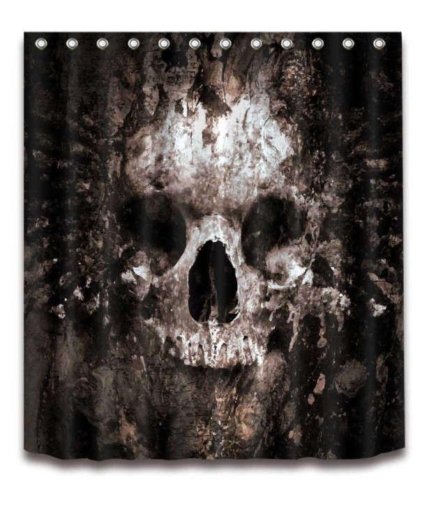 Totenkopf-Duschvorhang M