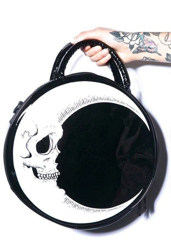 Totenkopf-Handtasche für Damen 1