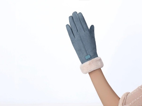 Touch handskar för kvinnor J2814 blå