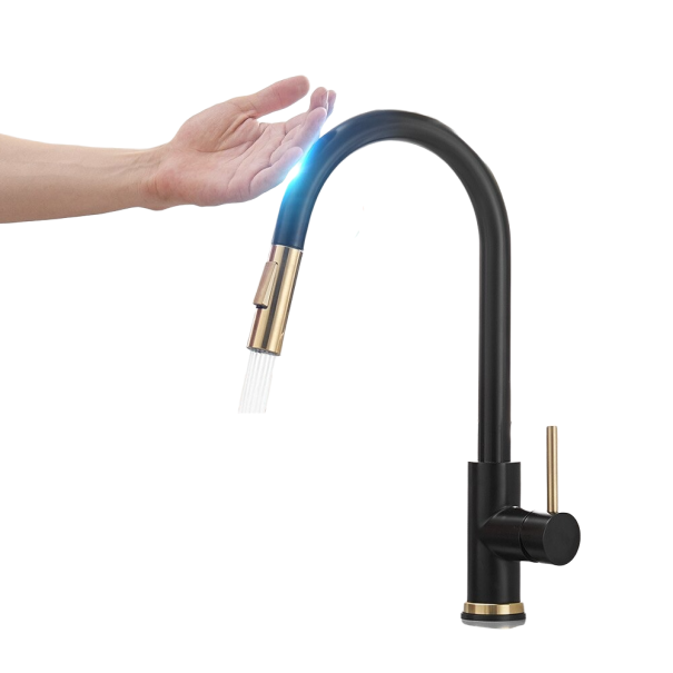 Touchless Kitchen Tap gold