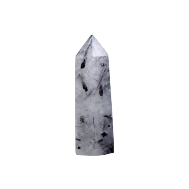 Tourmaline noire naturelle polie, cristal de 5 à 6 cm, pierre minérale protectrice et énergétique, pierre lisse pour la méditation et la décoration 1