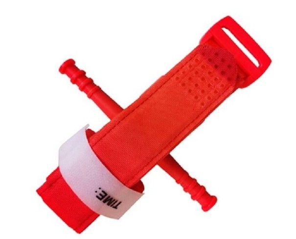 Tourniquet-vernauwing rood