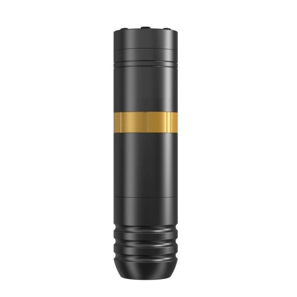 Trådløs roterende tatoveringsmaskine 12V 10000 RPM 1500mAh bærbar tatoveringspen med LED-display USB-C Skridsikkert design guld